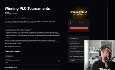 Как выигрывать турниры по омахе: новый курс от PLO Mastermind в магазине GipsyTeam